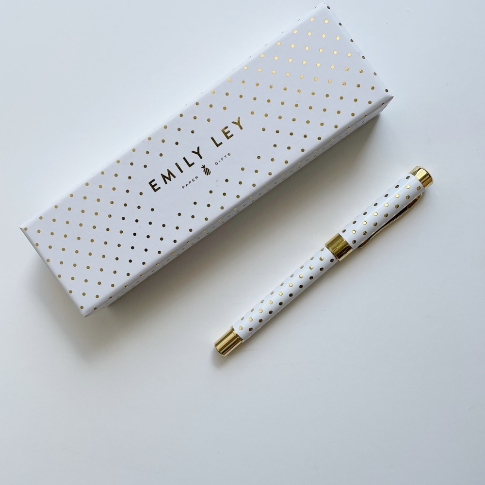 Simplified Gold Dot Pen by Emily Ley